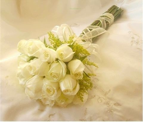 Ramo de rosas blancas - Comprar en Acuarelleflores