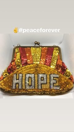 Cartera bordada Colección #peaceforever - comprar online