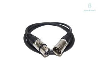 3700 Jahro Cable de 0.9 Mts Canon Macho & Canon Hembra