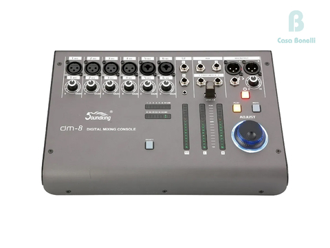 DM8 DIGITAL MIXING CONSOLE Soundking Consola Mixer Digital de 8