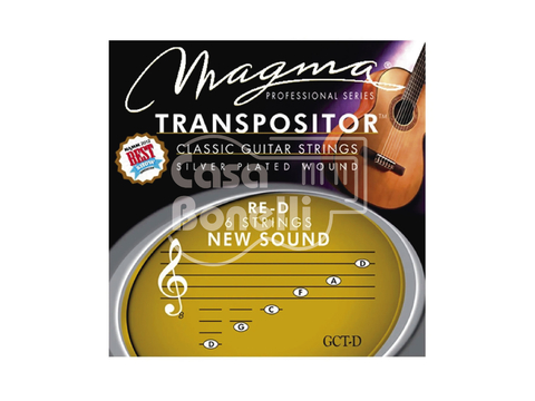 05CGT-D Magma Transpositor Re/D Cuerdas para Guitarra Clásica