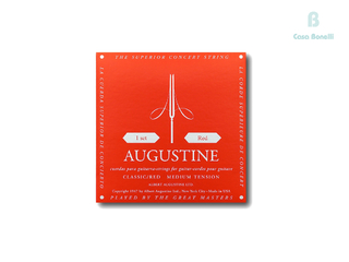 C-RED Augustine Rojo Cuerdas para Guitarra Clásica