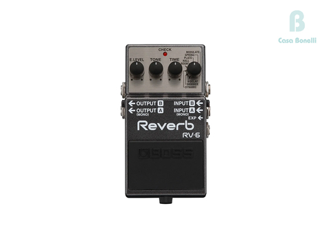 RV-6 REVERV Boss Pedal de Reverb & Eco