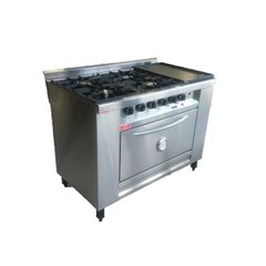 COCINA ROVESCO 4 HORNALLAS + PLANCHA 1.10MTS