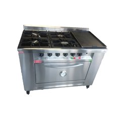COCINA ROVESCO 4 HORNALLAS + PLANCHA 1.10MTS - comprar online