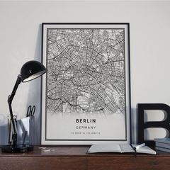 Cuadros Mapas de Ciudades