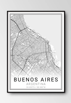 Imagen de Cuadros Mapas de Ciudades