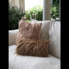 Almohadón de piel pelo largo - tienda online