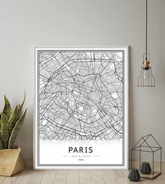 Cuadros Mapas de Ciudades - comprar online