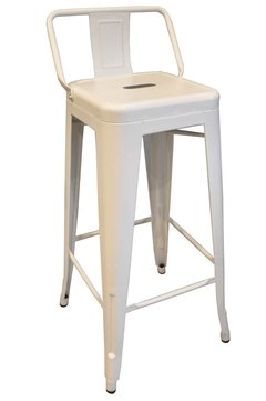 Banqueta Tolix con respaldo
