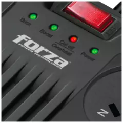 Estabilizador de tensión Forza FVR 2200VA Series FVR-2202A 2200VA entrada y salida de 220V CA negro en internet