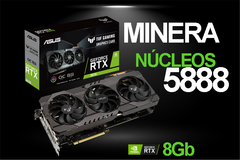Placa de video Nvidia ASUS TUF Gaming GeForce RTX 30 Series RTX 3070 TUF-RTX3070-O8G-GAMING OC Edition 8GB