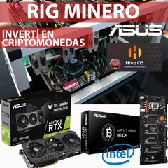MINADO u$50 mensuales - RIG MINERO 59,48Mh/S X 1 GPU AMPLIABLE A 6 GPU 356MH/S - Consumo 117Watt - Rentabilidad u$1,66 diaria