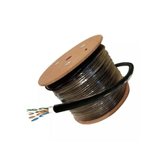 Bobina 305mts DOBLE VAINA INÓFUG - 4 pares Cable UTP EXTERIOR CAT-5