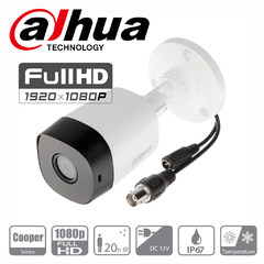 OFERTA SOLO POR HOY! CÁMARA DE SEGURIDAD - B1A21P-0280B - DAHUA GRAN ANG. 2.8mm 2MPX BULLET PLÁSTICA IP67 USO EXT. - 4 EN 1