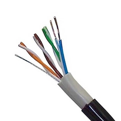 Bobina 305mts DOBLE VAINA INÓFUG - 4 pares Cable UTP EXTERIOR CAT-5 - comprar online