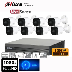 INGRESARON 10 KIT!!! DVR 16 + 8 BULLET MARCA DAHUA 1080P INTELIGENCIA ARTIFICIAL - OFERTA LIMITADA!!!!