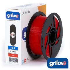 Filamento ROJO PLA GRILON3 1kg 1.75mm Impresora 3D