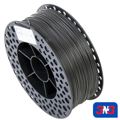Filamento GRIS ACERO PLA 3n3 1kg 1.75mm Impresora 3D