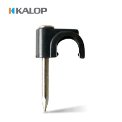 Grampas Para Cable Coaxil/UTP Negro Nro 6 Kalop Kl06010 X 1 unidad