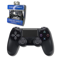 Joystick inalámbrico Double motor Vibration 4 Wireless Controller negro