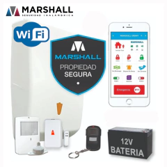 Kit Alarma WIFI Inalámbrica Marshall Go Plus