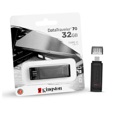 Pendrive Tipo C Kingston 70 DT70 32Gb 3.2 Gen 1 Negro
