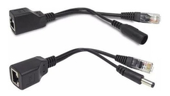 Par de Adaptador Inyector Eyector Pasivo Poe Cámaras IP Rj45