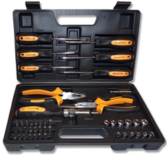 SET DE DESTORNILLADORES - TUBOS - PINZAS POR 45U