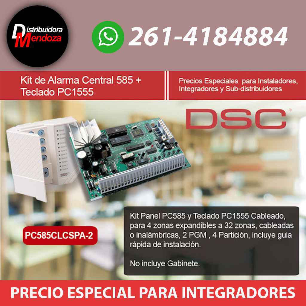 ALARMAS DSC PARA INTEGRADORES