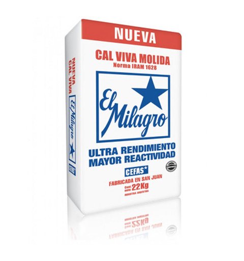 CAL VIVA EL MILAGRO 25 KG