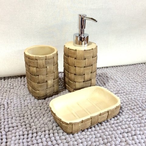 SET DE BAÑO ACC DS MIMBRE AV2786