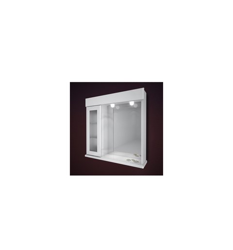BOTIQUIN PUERTA VIDRIO SCHNEIDER 60X60X14CM BLANCO B62