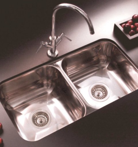 PILETA DOBLE C37/18 JOHNSON 70,8X37X18CM ACERO INOX 304
