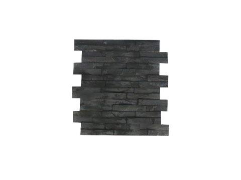 REVESTIMIENTO PIEDRA PANEL 15X55 NEGRO