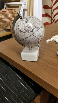Adormo Globo Terraqueo con Base - Jaspe Deco
