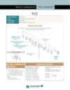 Riel Europeo R10 Comun Para Cortinas x Mts