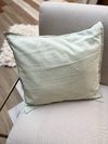 Almohadon Tusor Verde Agua 50 cm