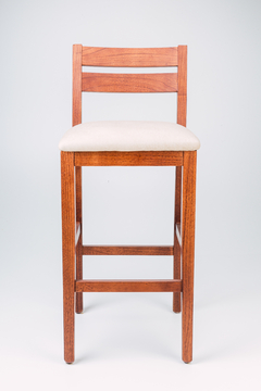 Banqueta en Madera de Paraiso Tapizada IRU