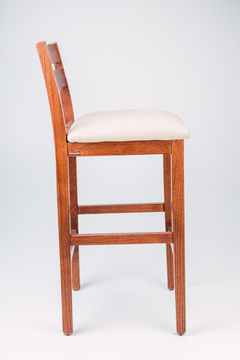 Banqueta en Madera de Paraiso Tapizada IRU - Jaspe Deco