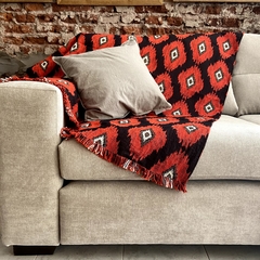 Manta para sillon Uma Pimentón Natural - comprar online