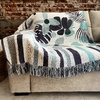 Manta para sillon Silene Glacial