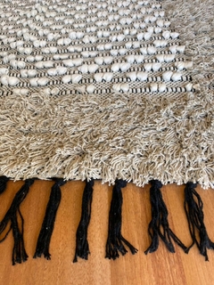 Alfombra blanco y negro - comprar online