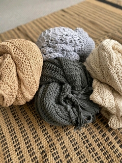 Pie de Cama Tejido Artesanal - comprar online