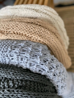 Pie de Cama Tejido Artesanal - tienda online