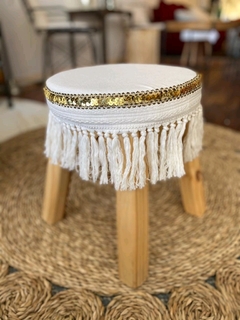 Banqueta flecos - comprar online