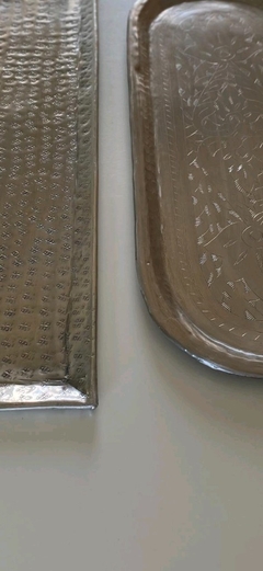 Centro de Mesa Aluminio Rectangular Redondeada - comprar online