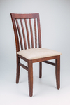 Silla Paraiso Asiento Tapizado Respaldo Varillas Verticales S118