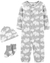 Set de 3 piezas "llevame a casa" Gris Motivo Elefante by Carters