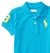 Chomba Turqueza con logo en amarillo bebe nene by Ralph Lauren - Camilandia ropa para bebés y niños